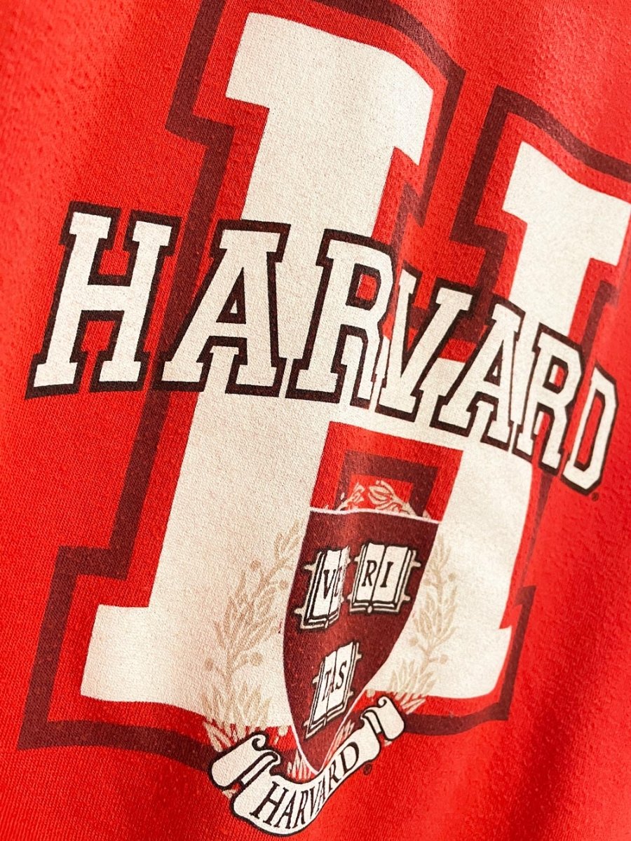 vintage 80s harvard logo sweatshirt - good market thrift store