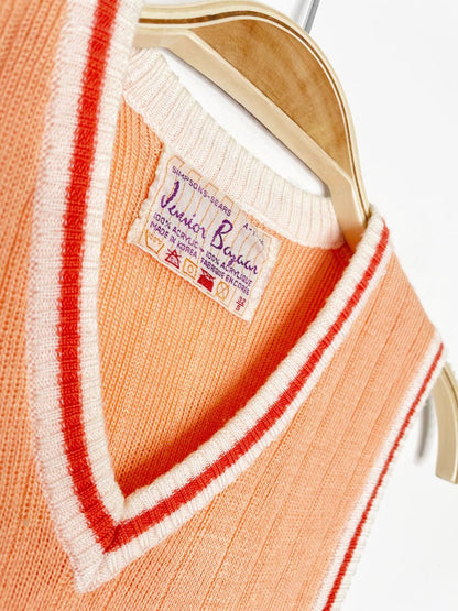 vintage 60s simsons - sears varsity prep sweater vest | junior bazaar - good market thrift store