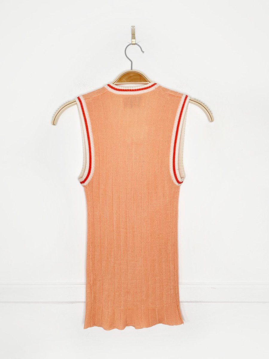 vintage 60s simsons - sears varsity prep sweater vest | junior bazaar - good market thrift store