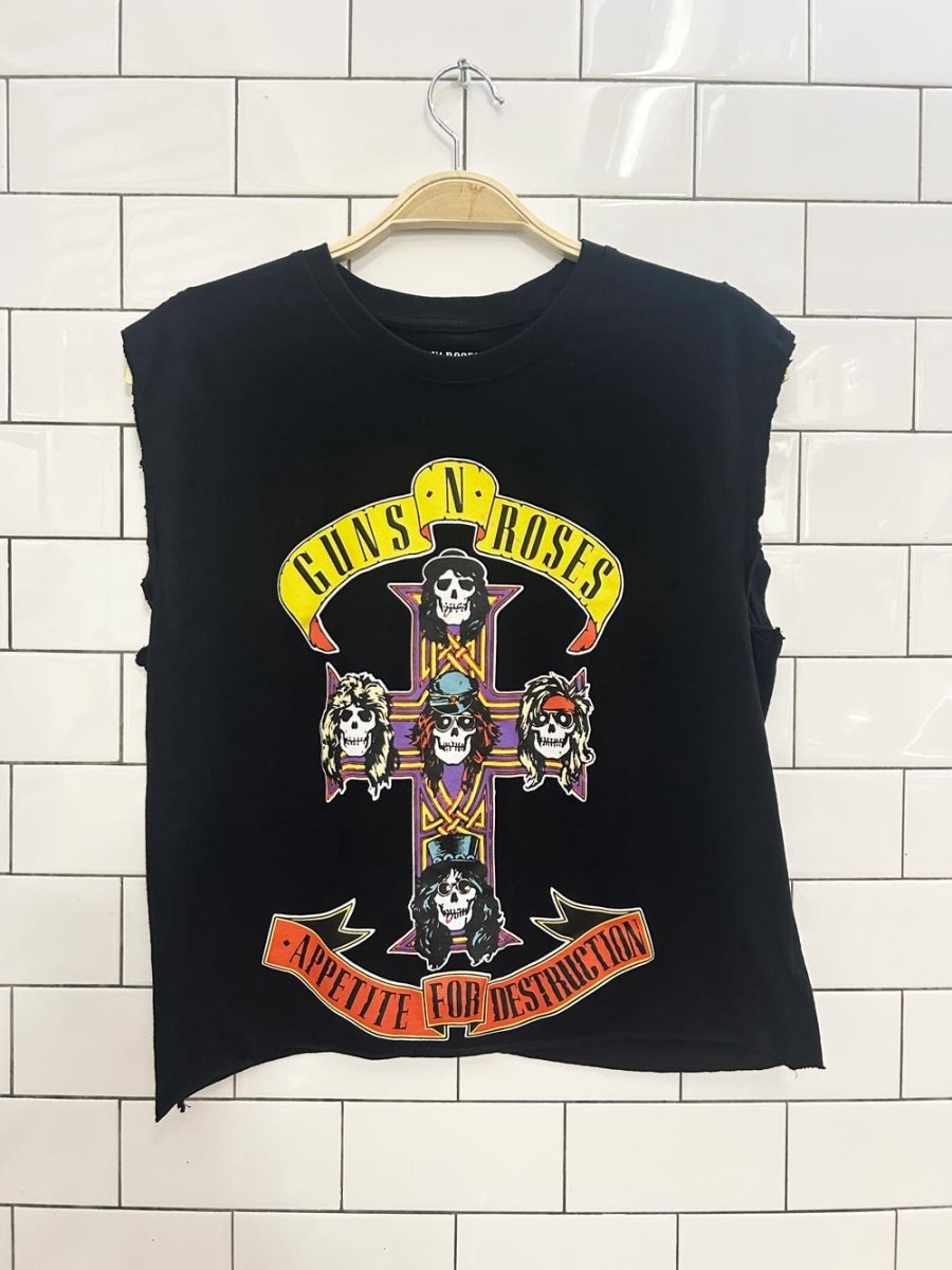 guns n roses appetite for destruction muscle tee - good market thrift store