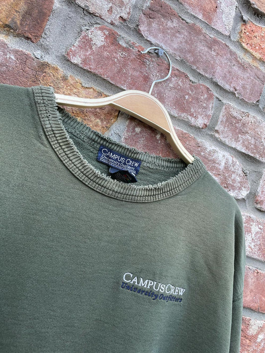 vintage 90s campus crew distressed crew