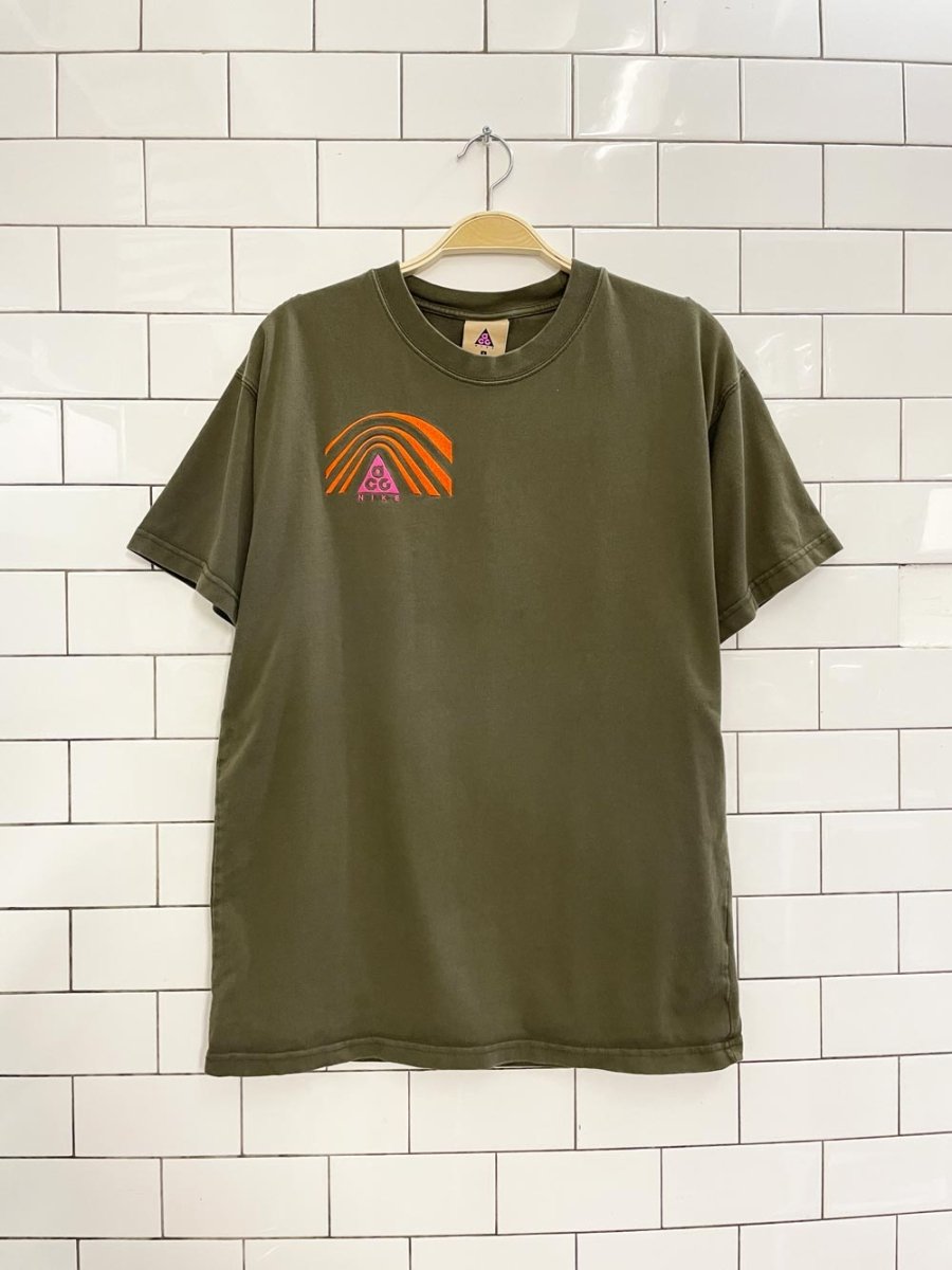 nike acg embroidered heavyweight tee - good market thrift store