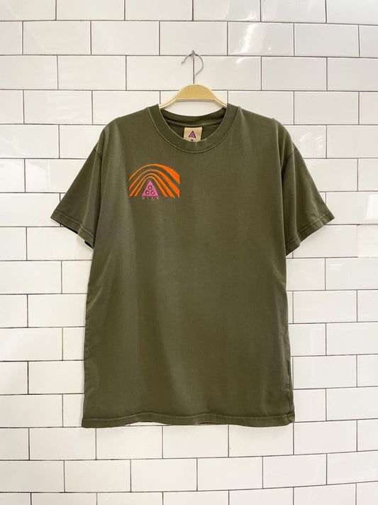 nike acg embroidered heavyweight tee - good market thrift store