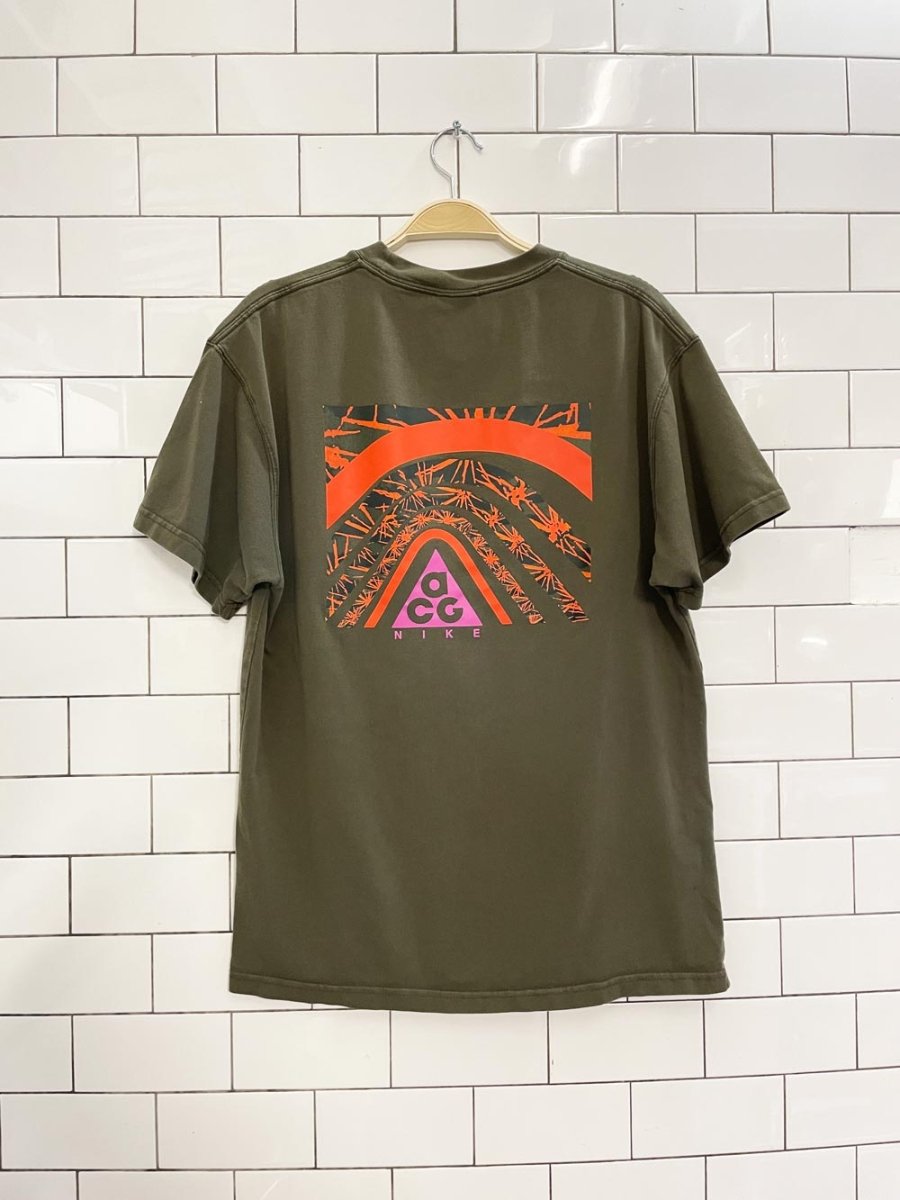 nike acg embroidered heavyweight tee - good market thrift store