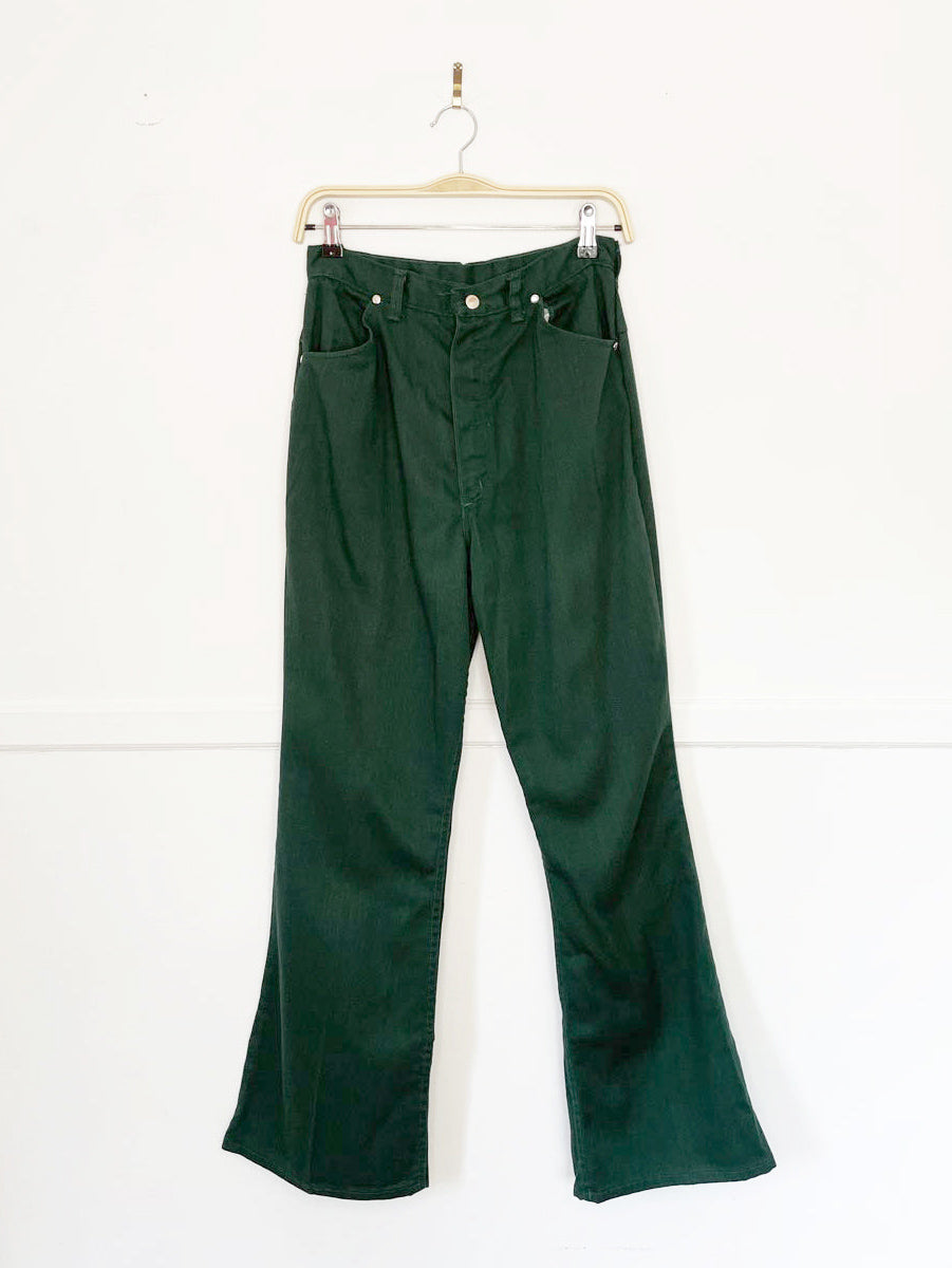 vintage 70s wrangler high rise boot cut jeans | made in USA