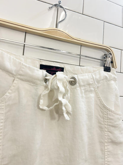willi smith linen knee length skirt - good market thrift store