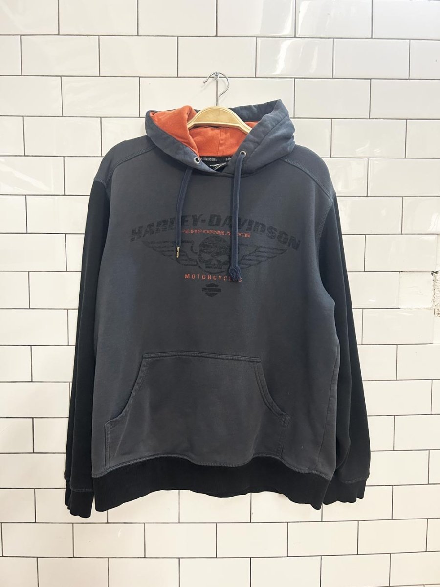 harley davidson graphic hoodie - good market thrift store