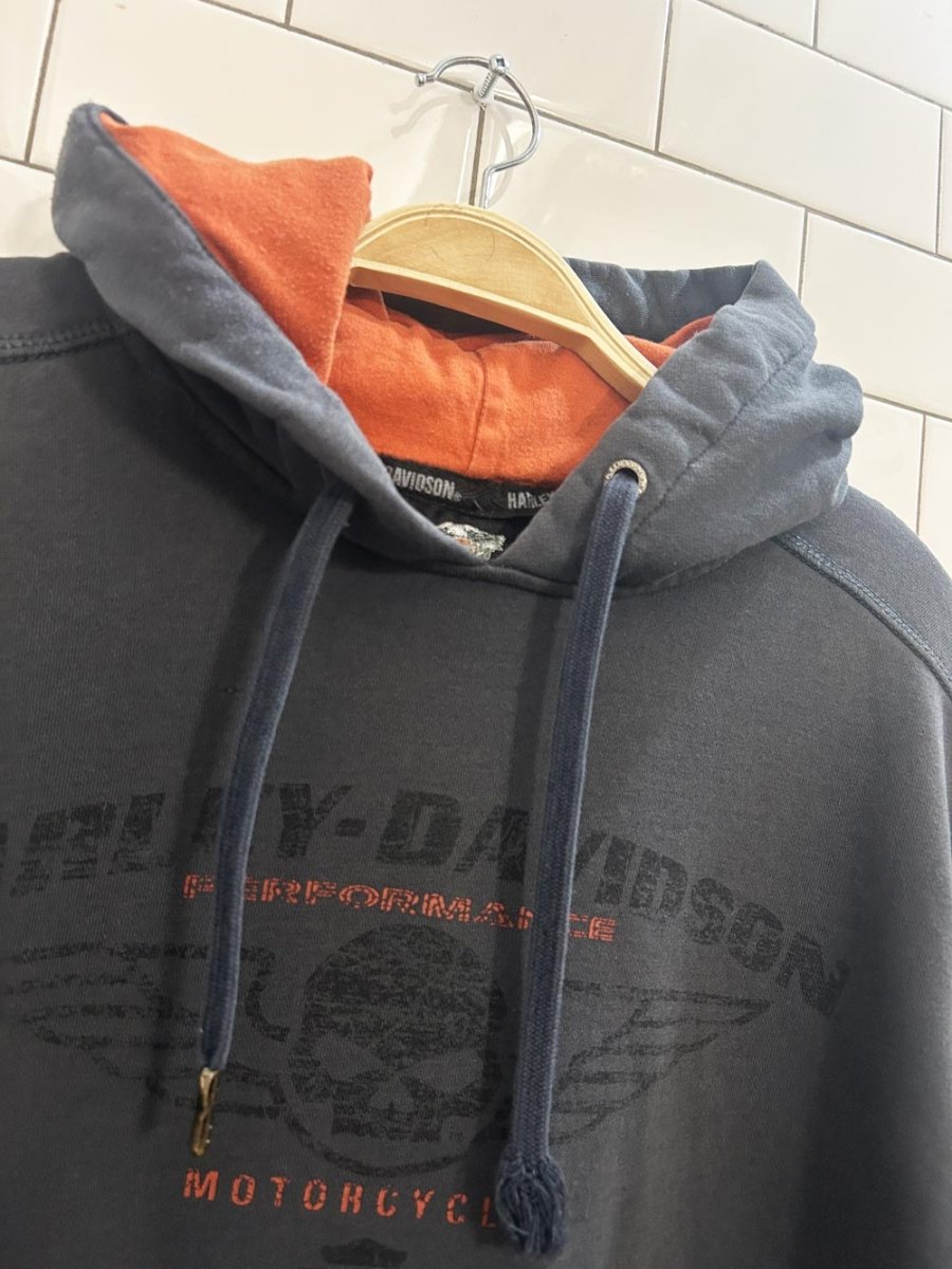 harley davidson graphic hoodie - good market thrift store