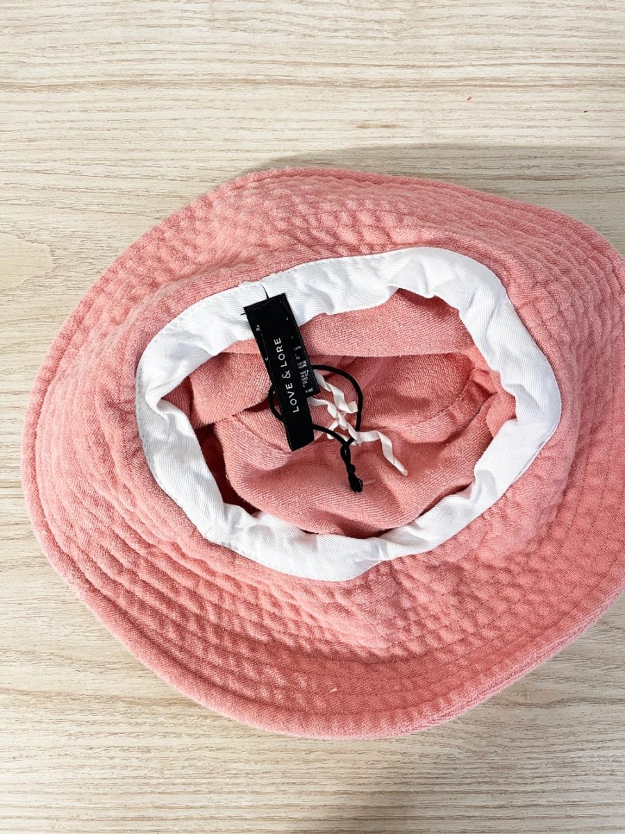 for love & lore terry bucket hat - good market thrift store