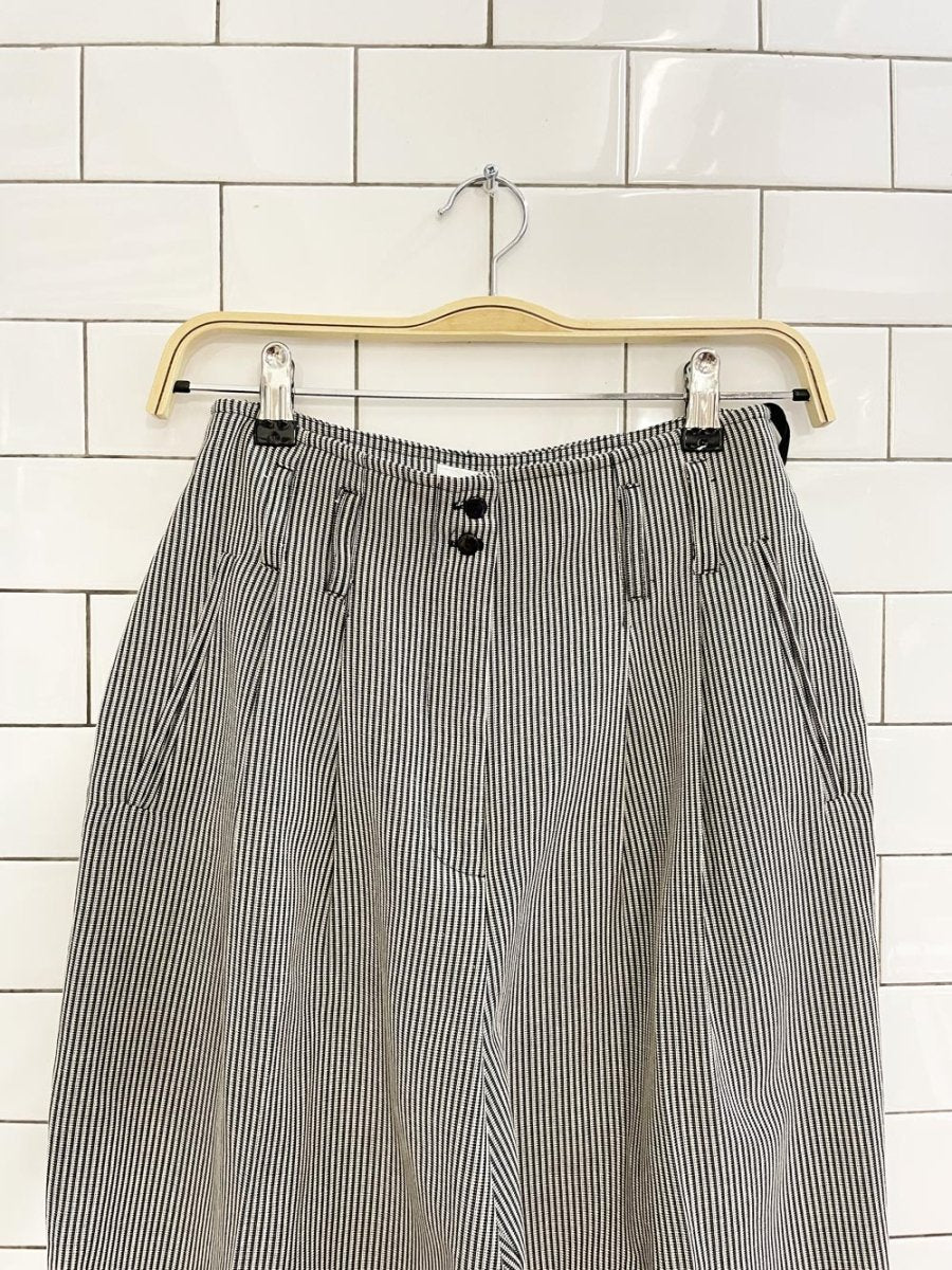 vintage 90s le chateau pleated stripe balloon leg pant - good market thrift store