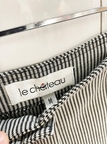 vintage 90s le chateau pleated stripe balloon leg pant - good market thrift store