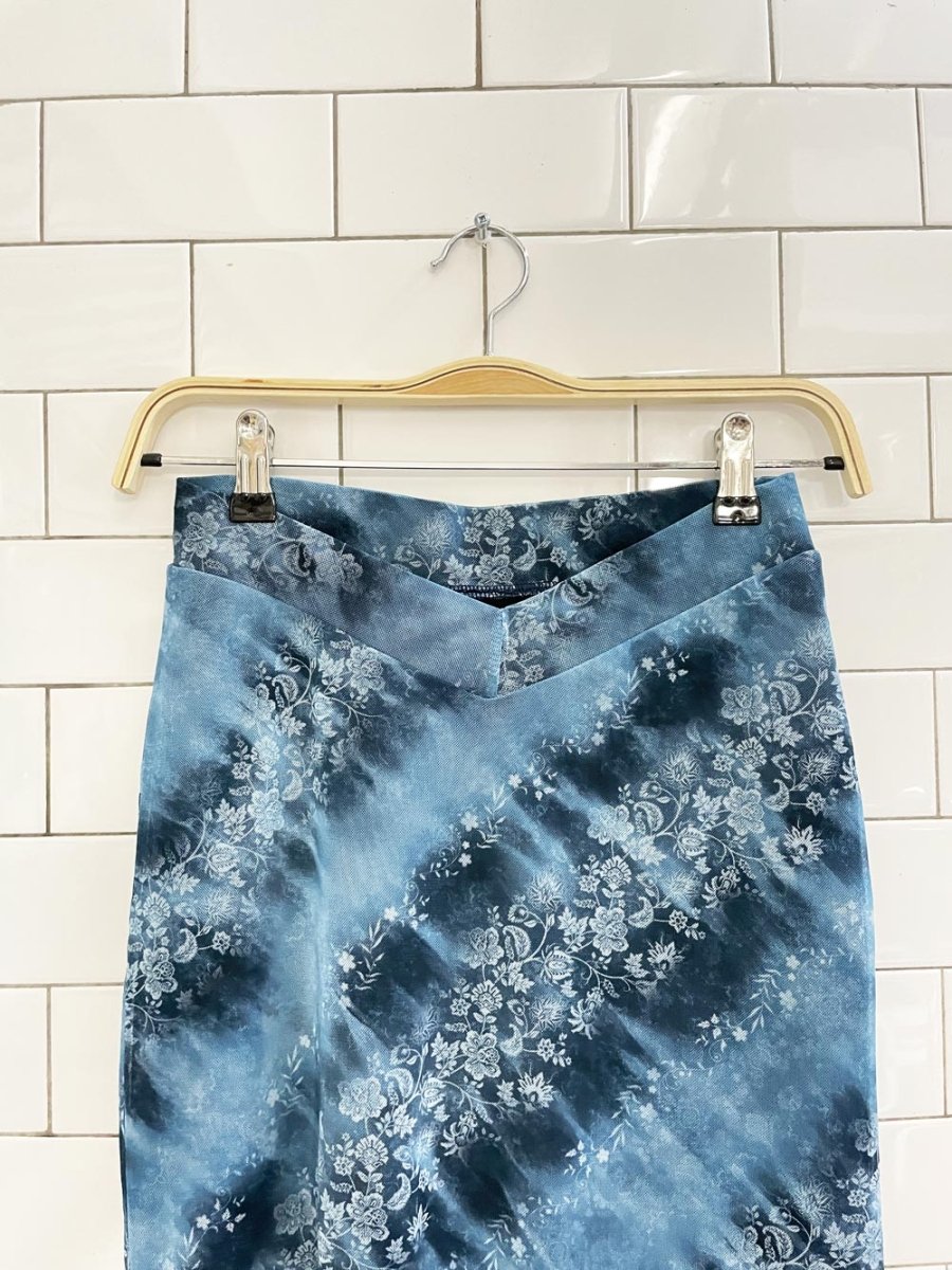 y2k UO v - waist mesh maxi skirt - good market thrift store