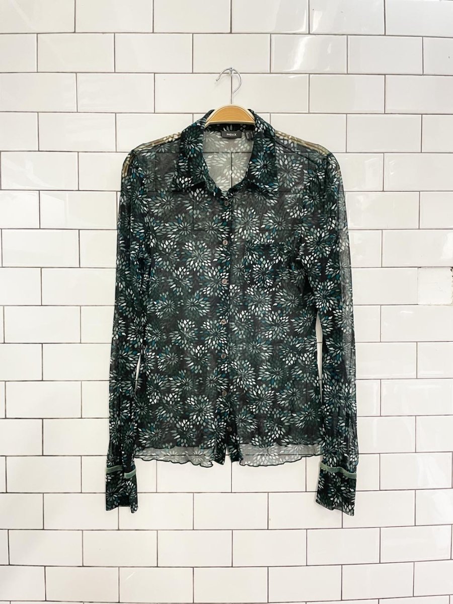 vintage 00s mexx mesh shirt - good market thrift store