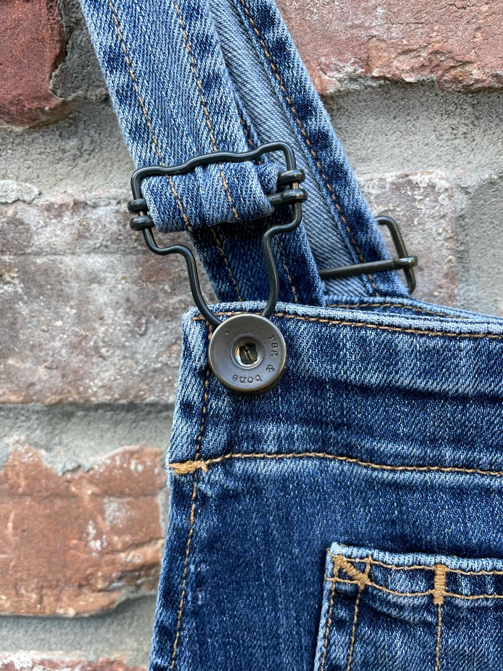 rag & bone flare leg raw hem crop overalls