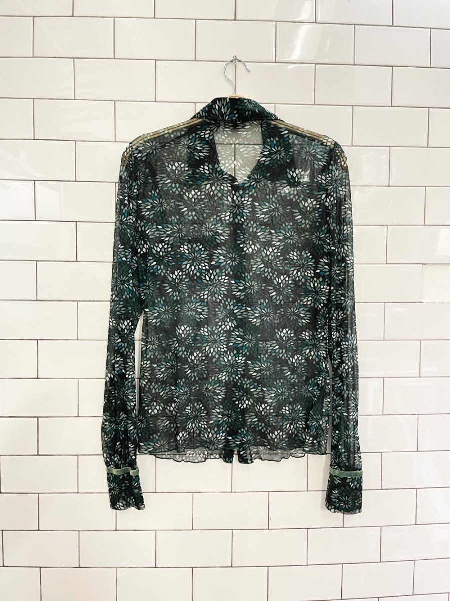 vintage 00s mexx mesh shirt - good market thrift store