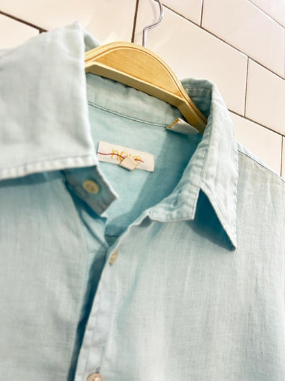 vintage 00s nove linen shirt - good market thrift store