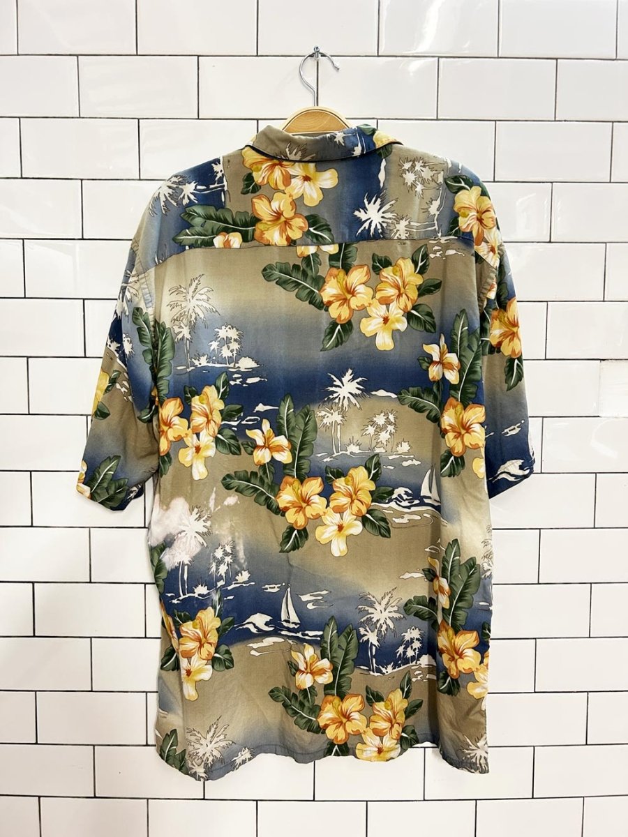 vintage campia moda tropical shirt - good market thrift store