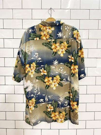 vintage campia moda tropical shirt - good market thrift store
