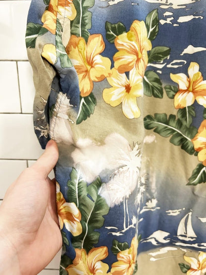 vintage campia moda tropical shirt - good market thrift store