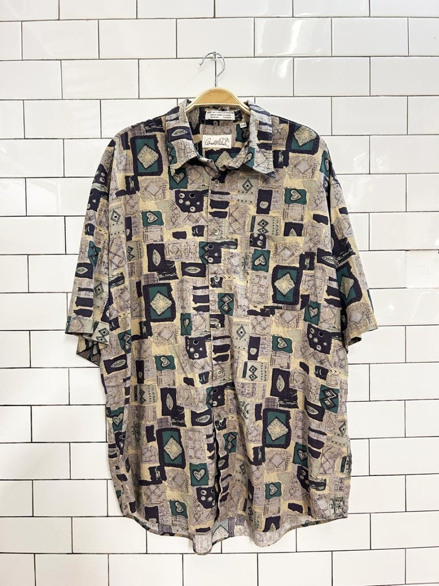 vintage 90s arnold palmer oversized retro graphic shirt - good market thrift store