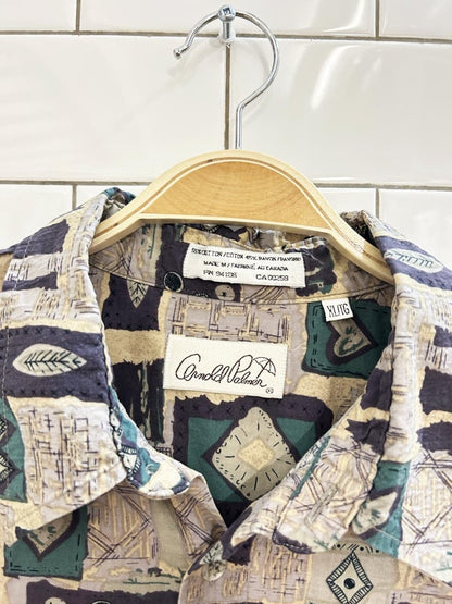 vintage 90s arnold palmer oversized retro graphic shirt - good market thrift store