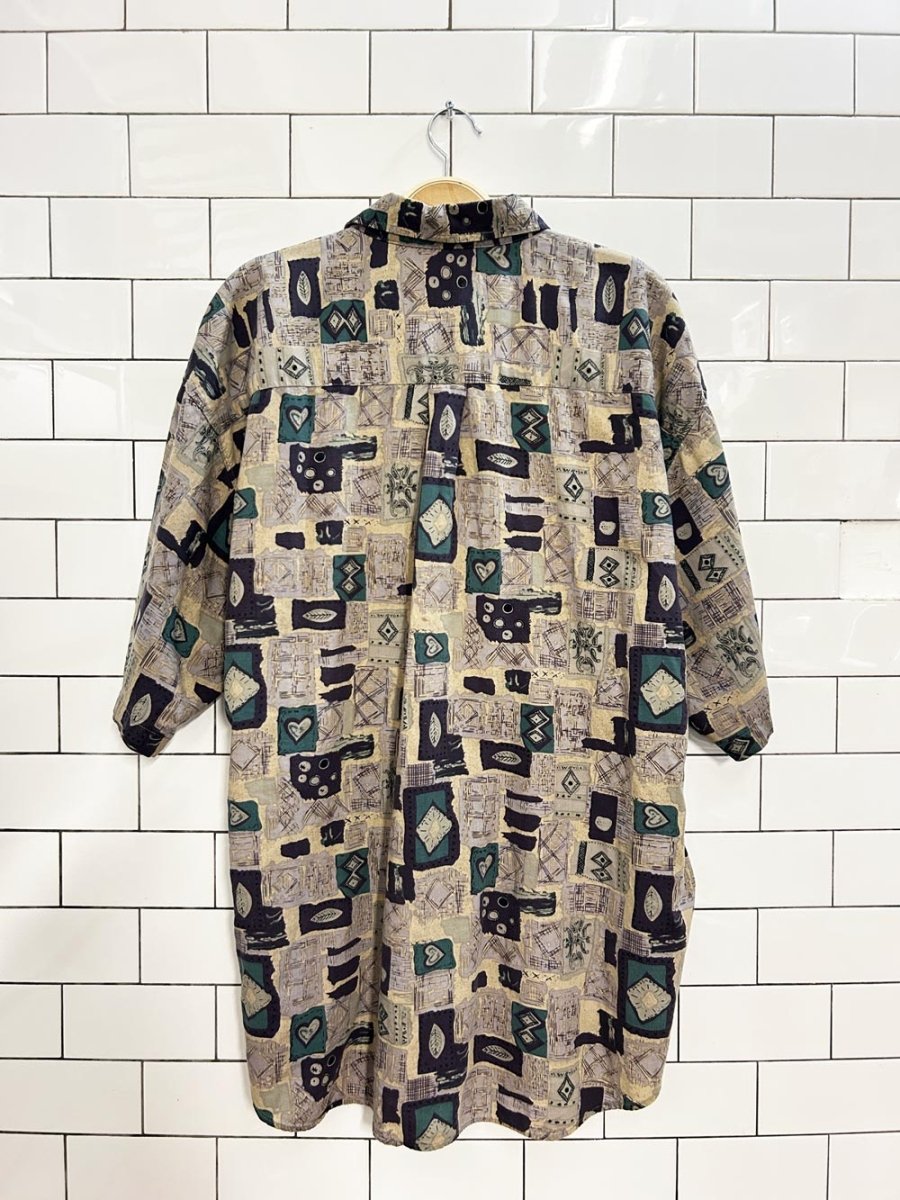 vintage 90s arnold palmer oversized retro graphic shirt - good market thrift store