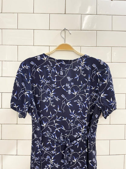 vintage 00s california girl floral tie back maxi dress - good market thrift store