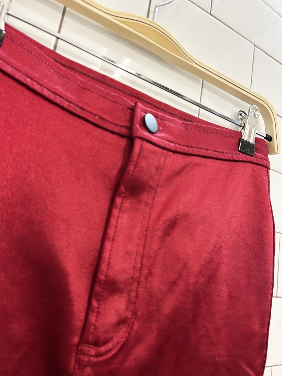 american apparel satin bodycon mini skirt - good market thrift store