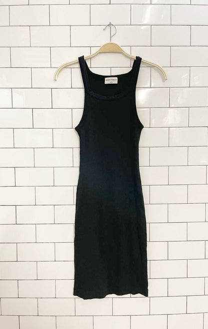 denim forum 90s rib tank dress - good market thrift store