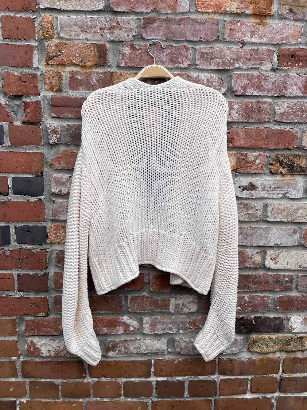 free people glow 4 it chunky knit open cardigan