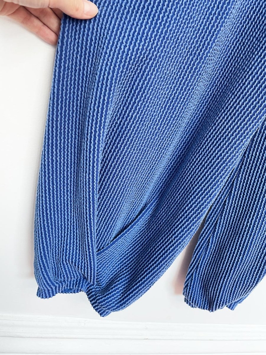 entro ribbed balloon hem lounge jumpsuit - good market thrift store