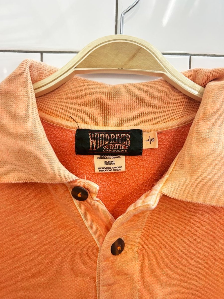 vintage 90s windriver oversized faded cotton shirt - good market thrift store