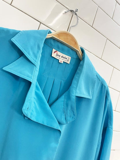 vintage 70s jac dale double collar pullover top - good market thrift store