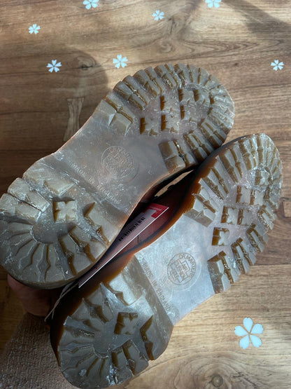 vintage 90s doc martens two-tone leather hikers