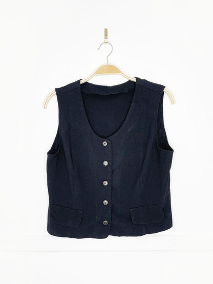 vintage 90s textured vest top - good market thrift store