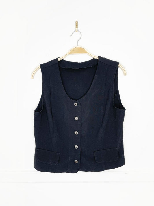 vintage 90s textured vest top - good market thrift store