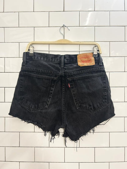 levi's 516 cut off denim shorts - good market thrift store
