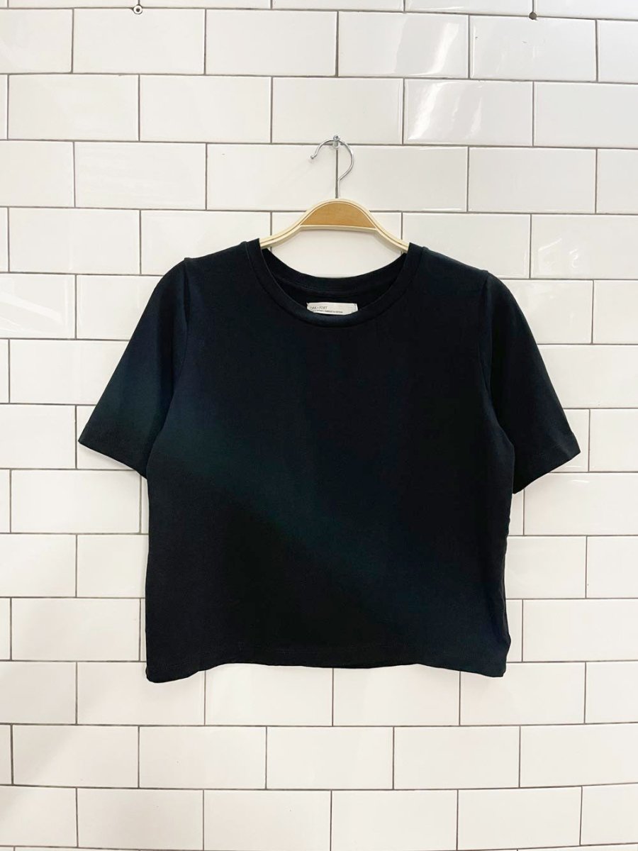 oak + fort basic crop tee - good market thrift store