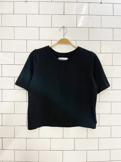 oak + fort basic crop tee - good market thrift store
