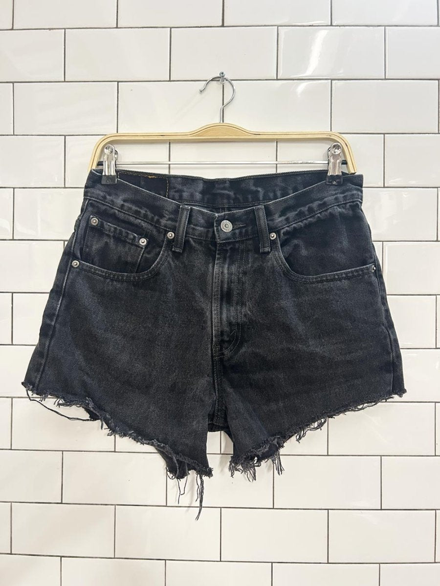 levi's 516 cut off denim shorts - good market thrift store