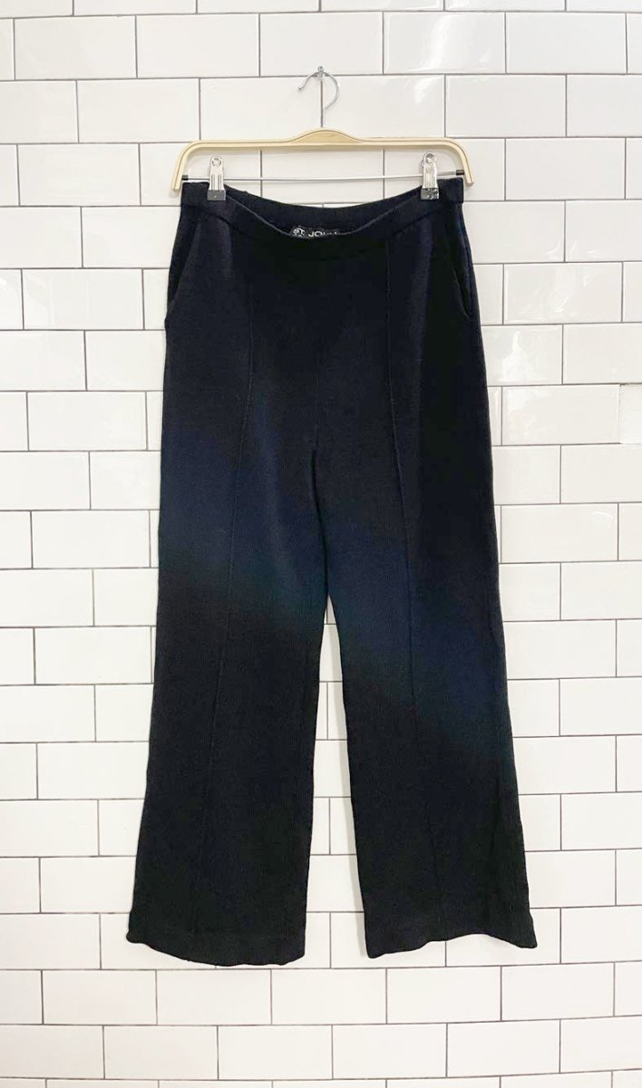 vintage st john wool - blend knit crop pant - good market thrift store