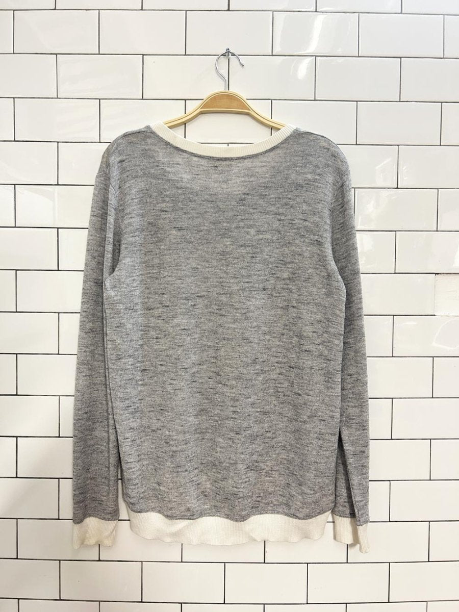wilfred berri oversized knit long sleeve top - good market thrift store