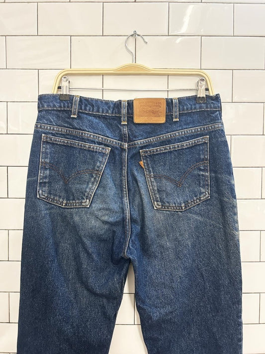 vintage levi's 619 orange tab straight jeans - good market thrift store