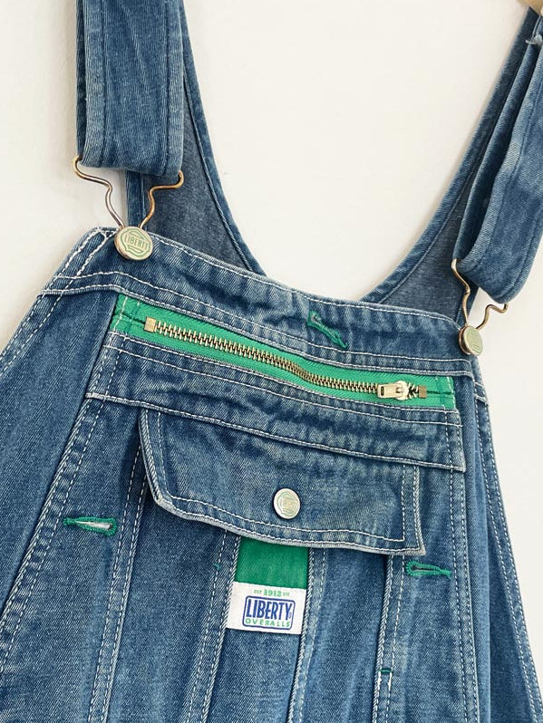 vintage 00s liberty baggy denim overalls