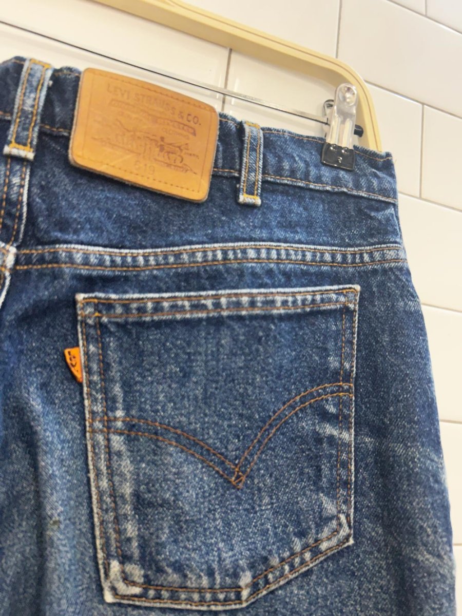 vintage levi's 619 orange tab straight jeans - good market thrift store