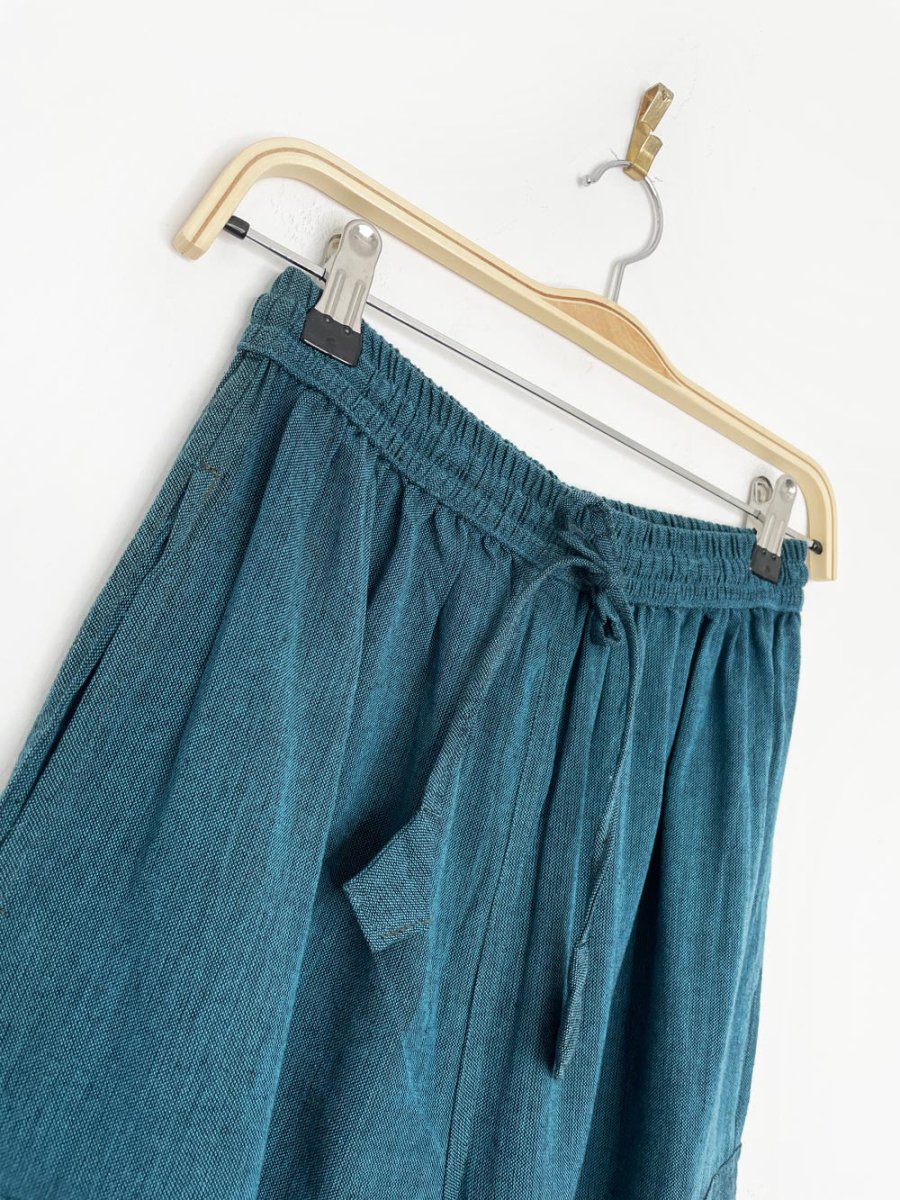 nwt ark imports 100% cotton wide leg cargo beach pant - good market thrift store