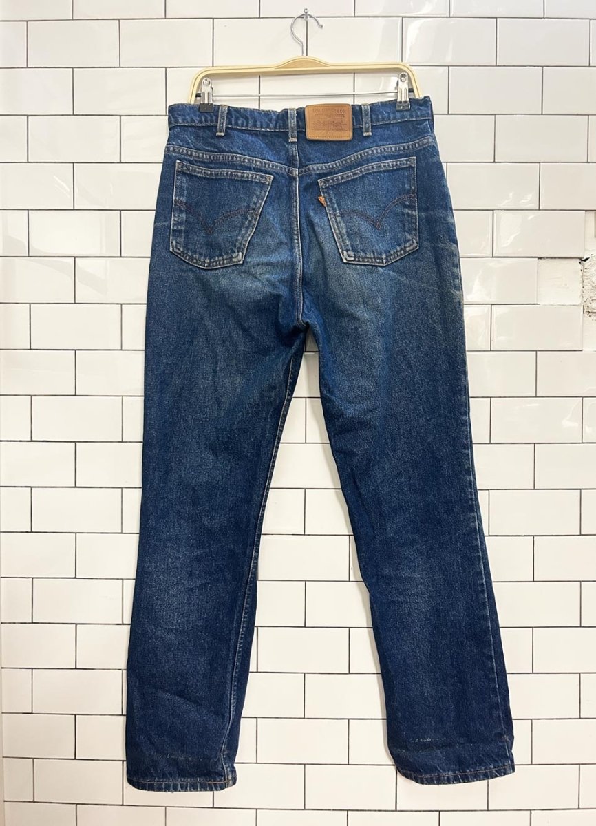 vintage levi's 619 orange tab straight jeans - good market thrift store