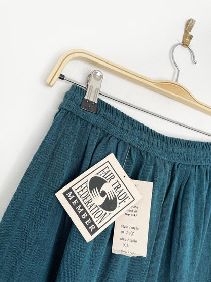 nwt ark imports 100% cotton wide leg cargo beach pant - good market thrift store