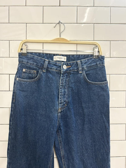mango denim straight jeans - good market thrift store