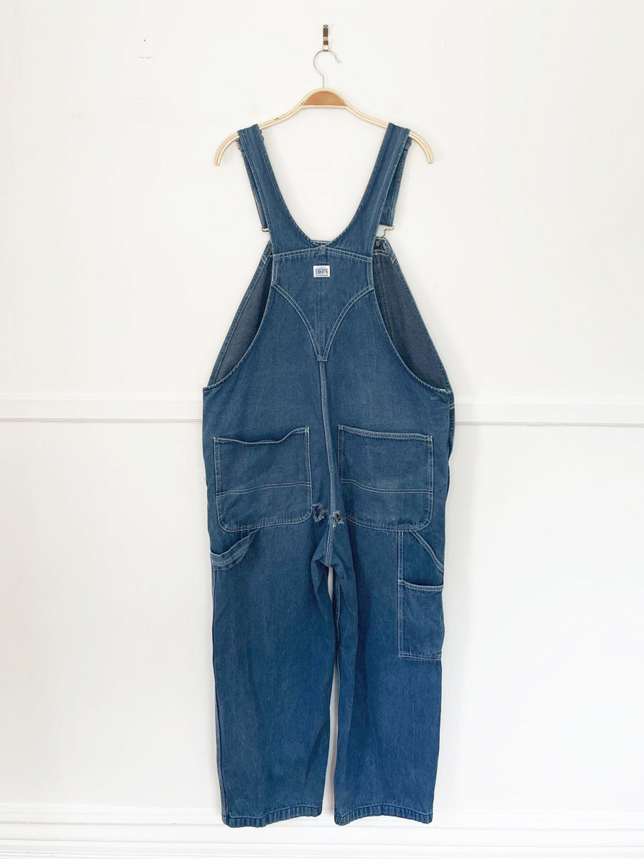 vintage 00s liberty baggy denim overalls